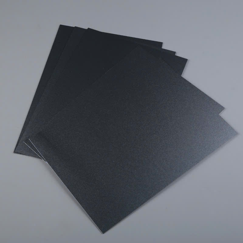 DFR117ECOA - Màng nhựa Polycarbonate (PC FILM) chống cháy màu đen DONGFANG (Matte / Fine velvet) - Ảnh 2