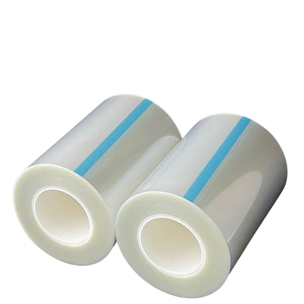 Màng nhựa PET không dính 0.08mm, trong suốt phủ PE dập nổi（PET Release Film 505R-W）